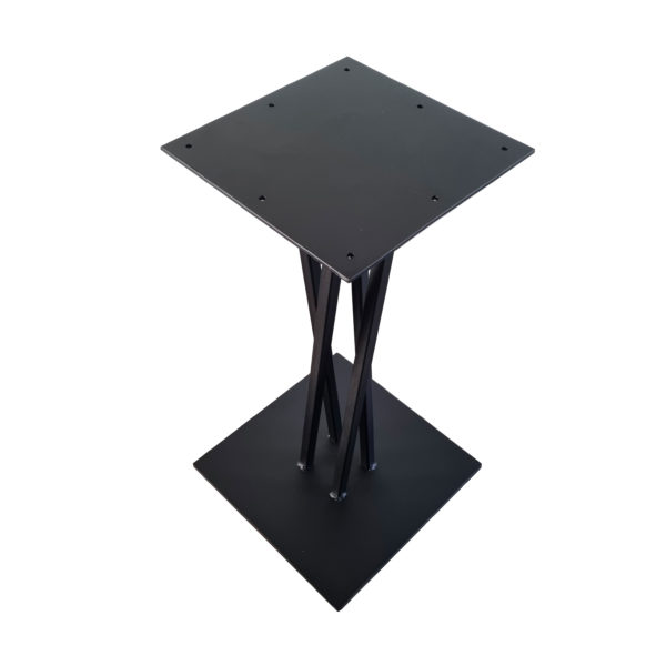 Pied de table pour restaurant en acier