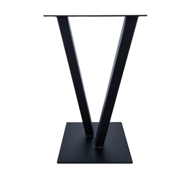 Pied de table design industriel pour restaurant en acier