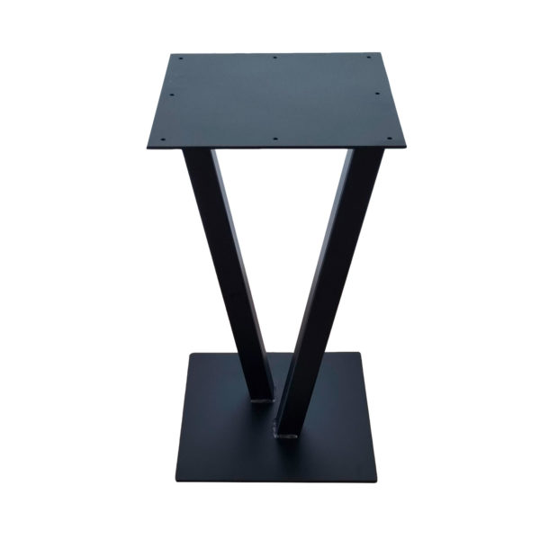 Pied de table design industriel pour restaurant en acier