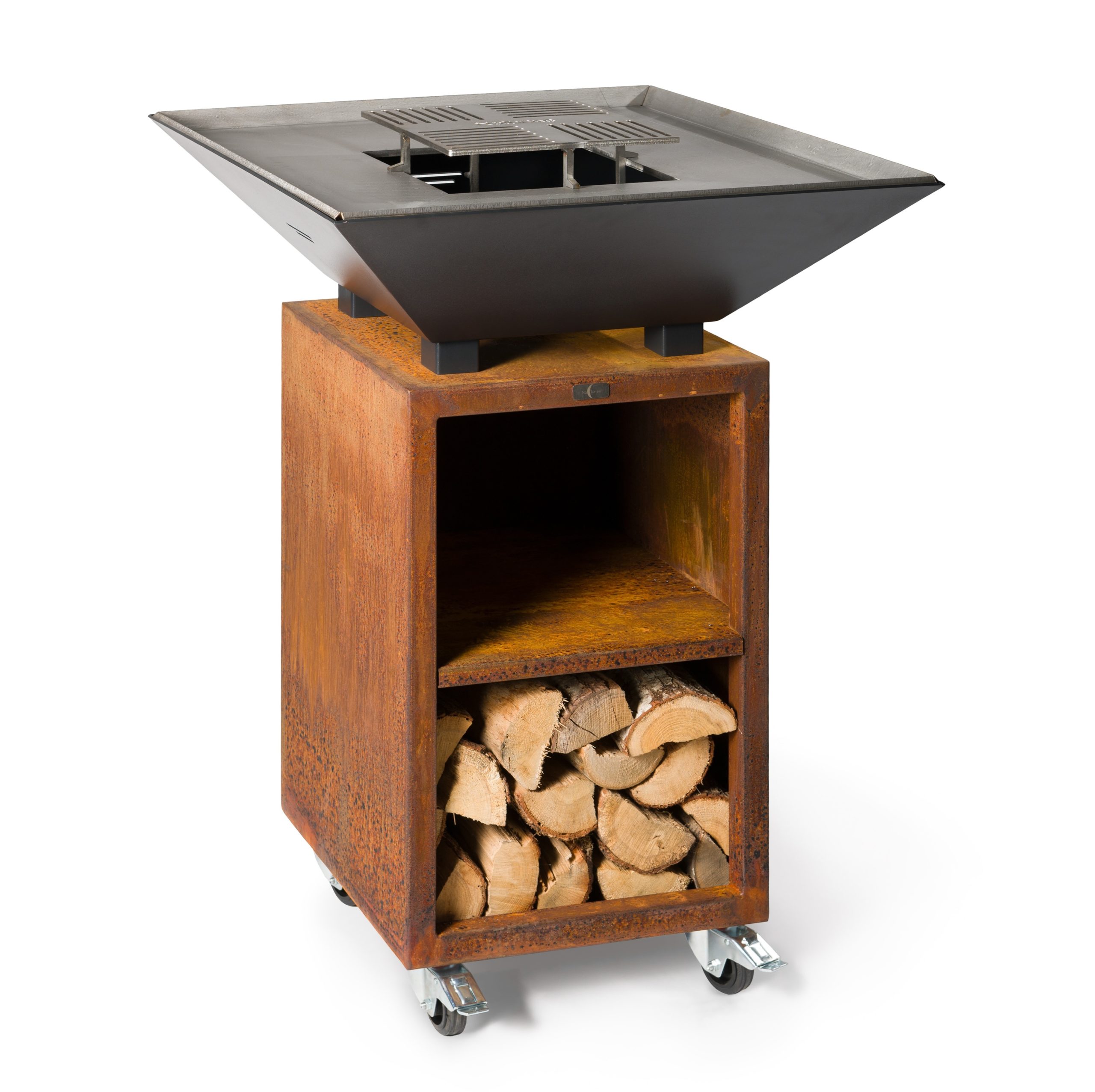 Brasero Le Pégase - Corten et Noir – Image 3