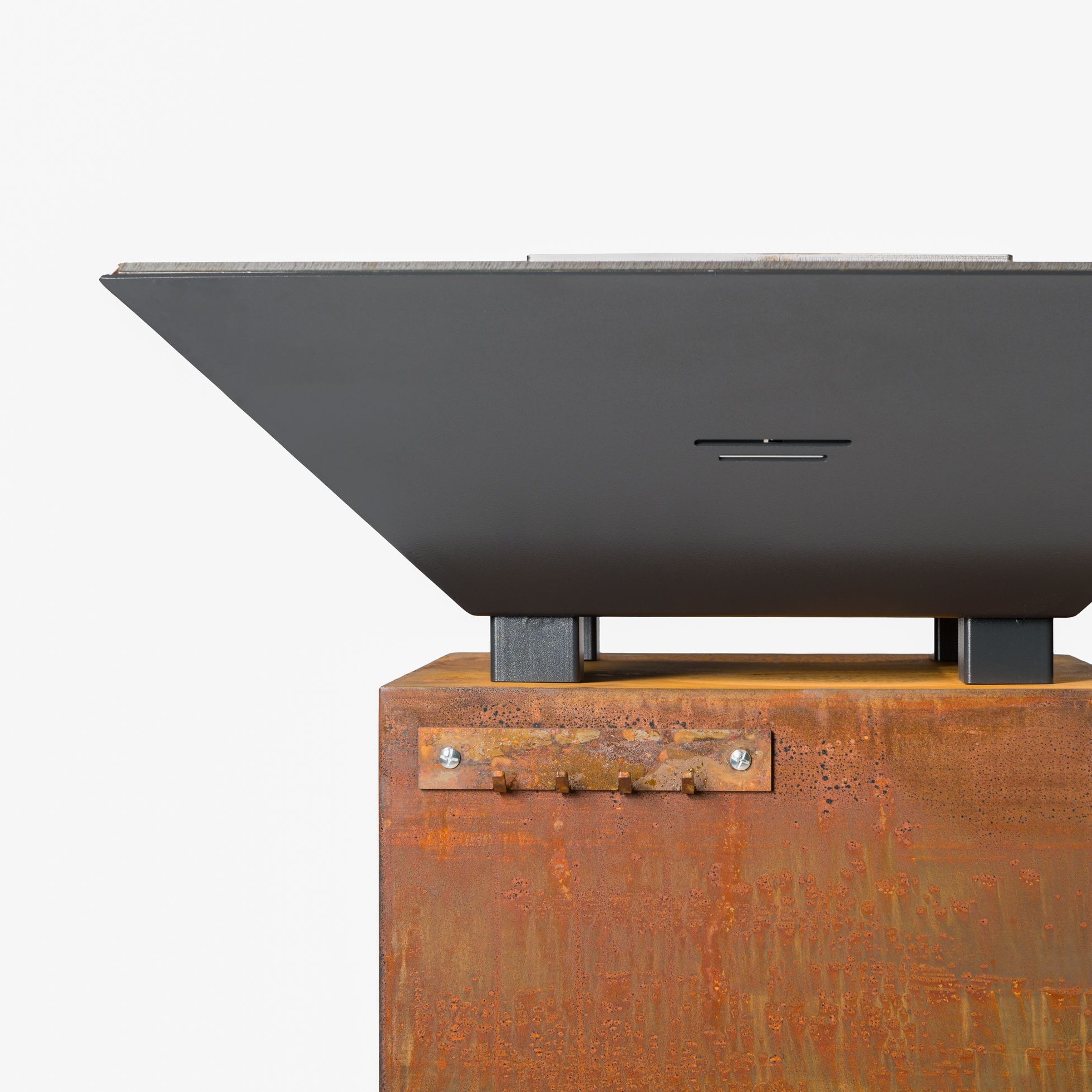 Brasero Le Pégase - Corten et Noir – Image 4