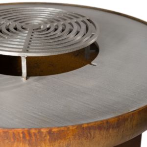 Brasero Le Méga lunaire - Corten