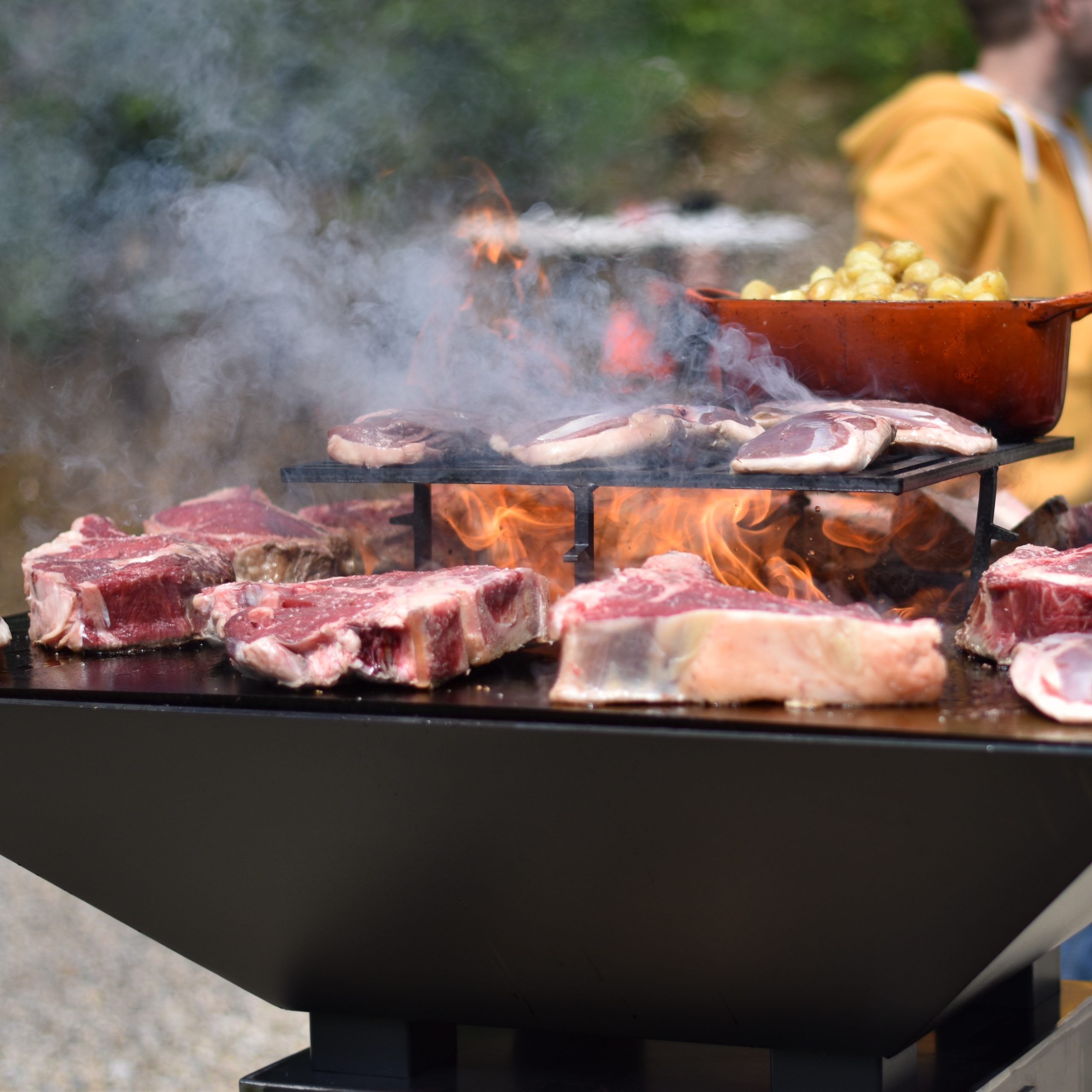 Brasero Le Canopé - Corten et Noir – Image 2