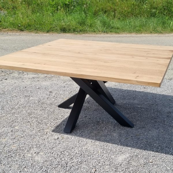 Sessile - Table de repas en Chêne - Carré – Image 3