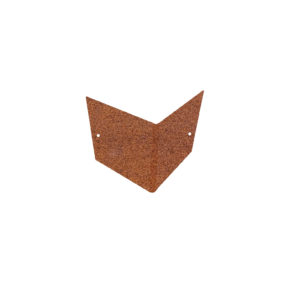 Angle pour bordure en acier corten