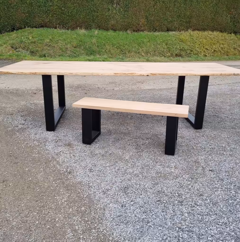 carré ou rectangle pied pour table de repas