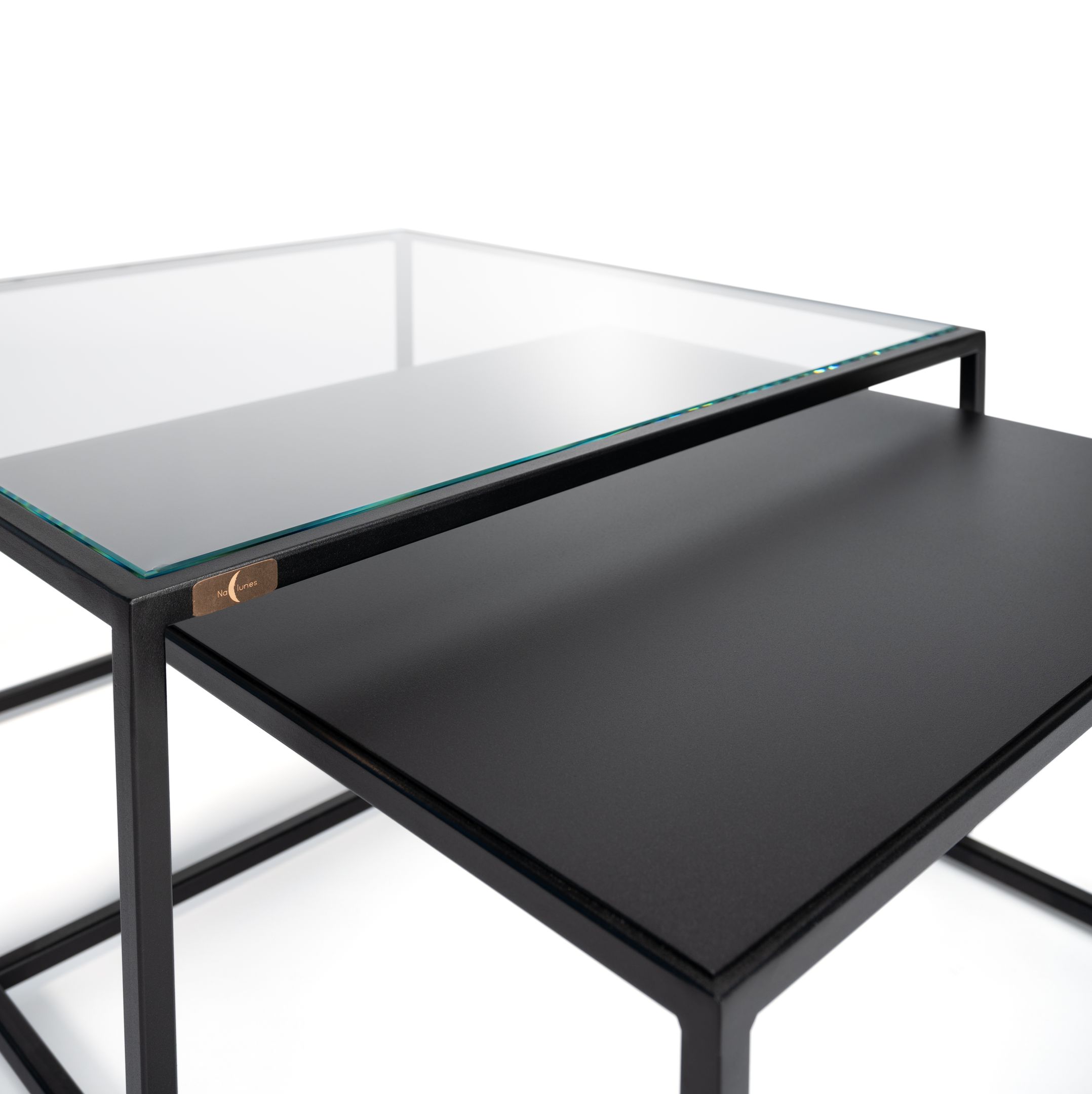 table basse gigogne en verre