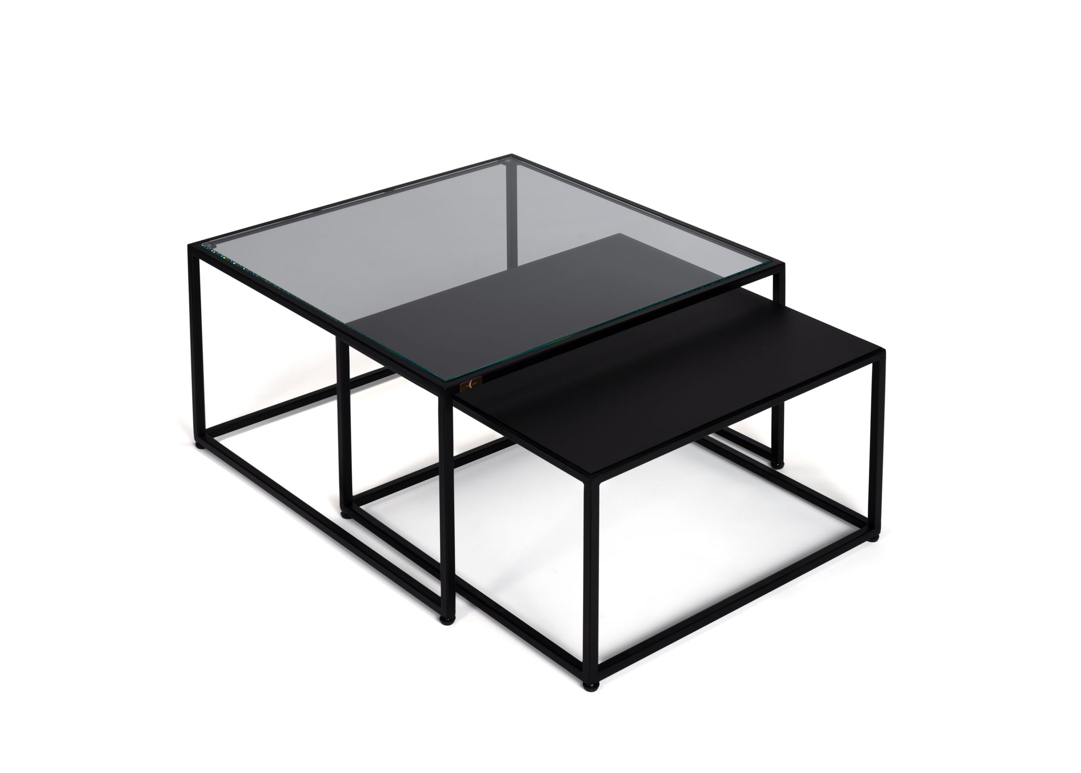 table basse gigogne en verre