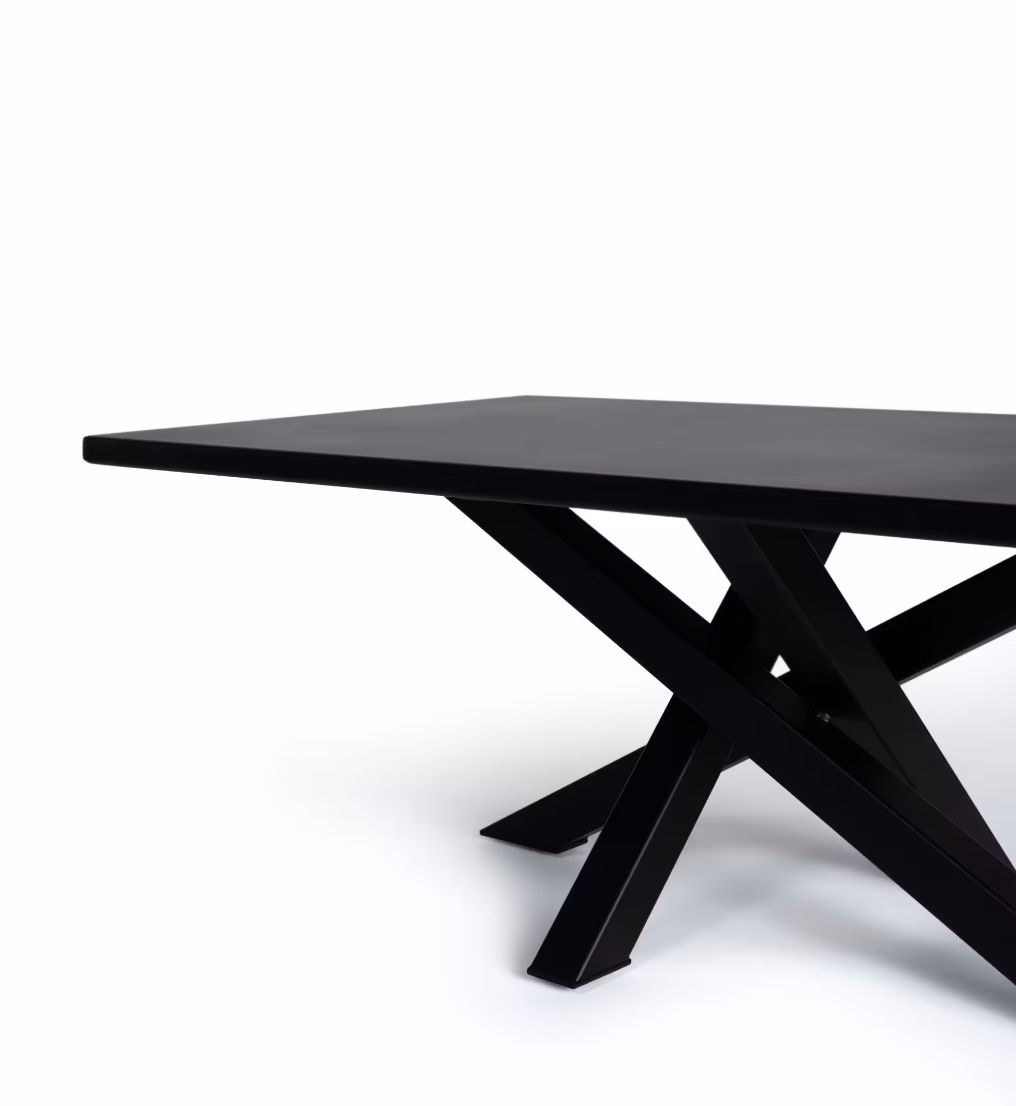 table basse mikado en acier