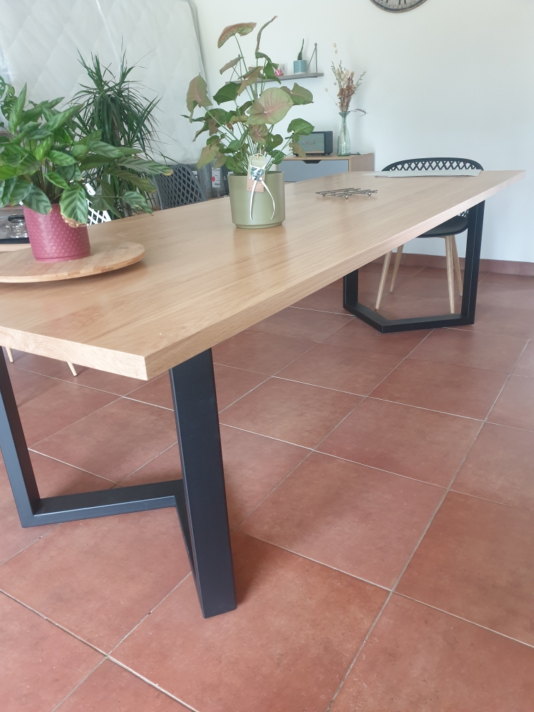 m pied pour table de repas