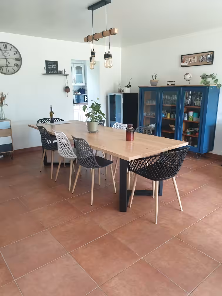 m pied pour table de repas