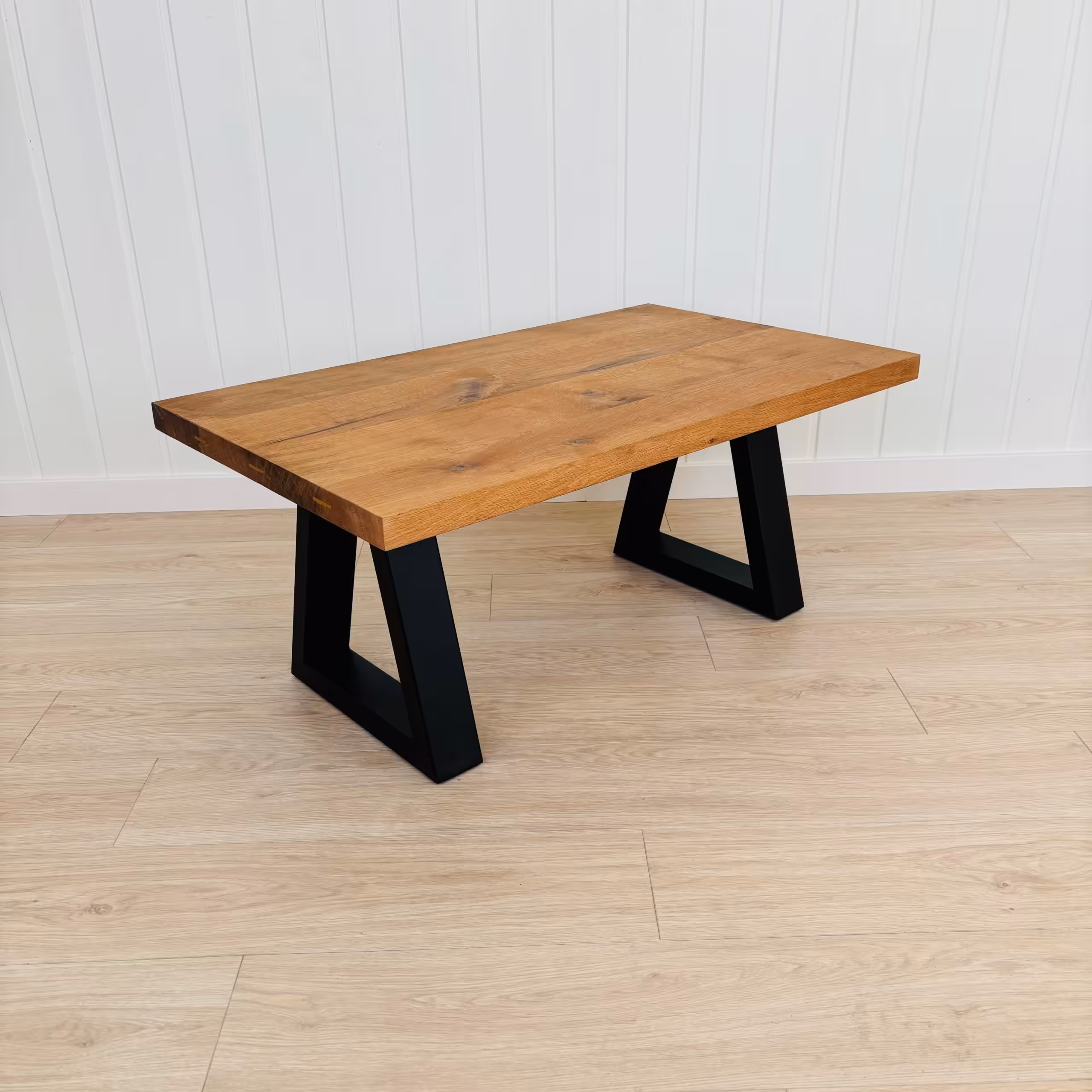 sessile table basse en chĂȘne sur mesure