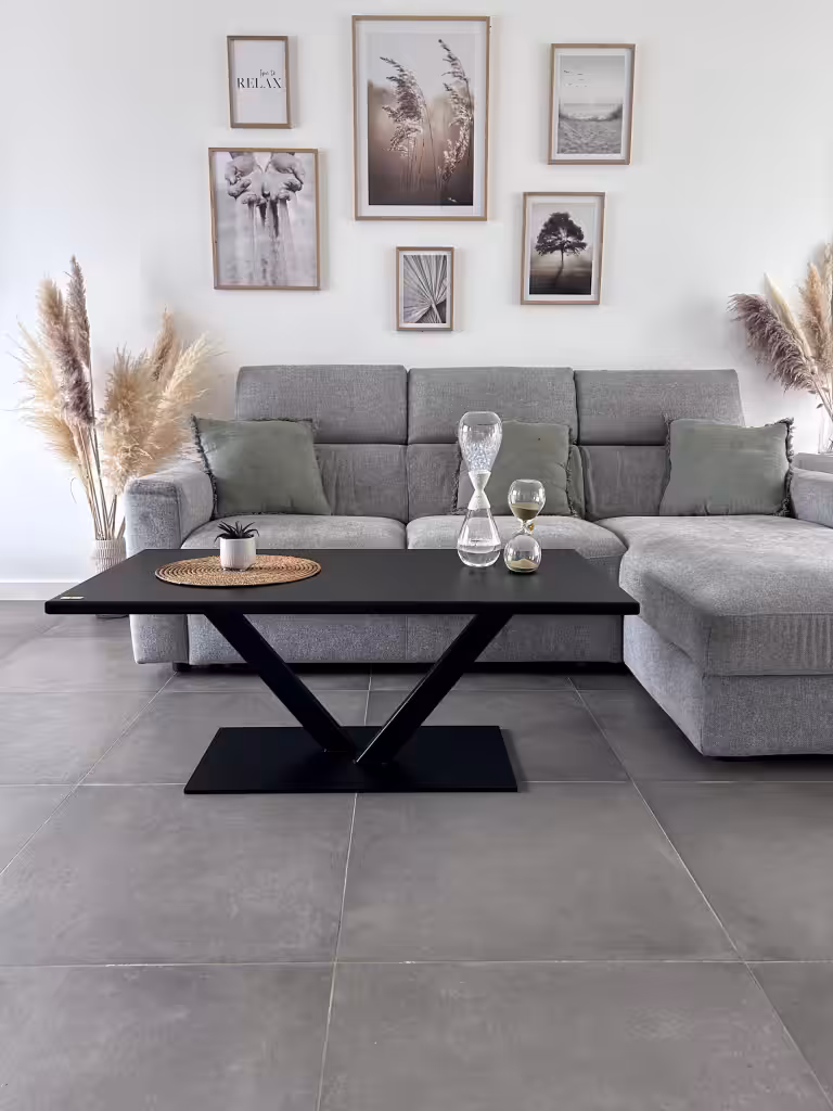 véga table basse en acier