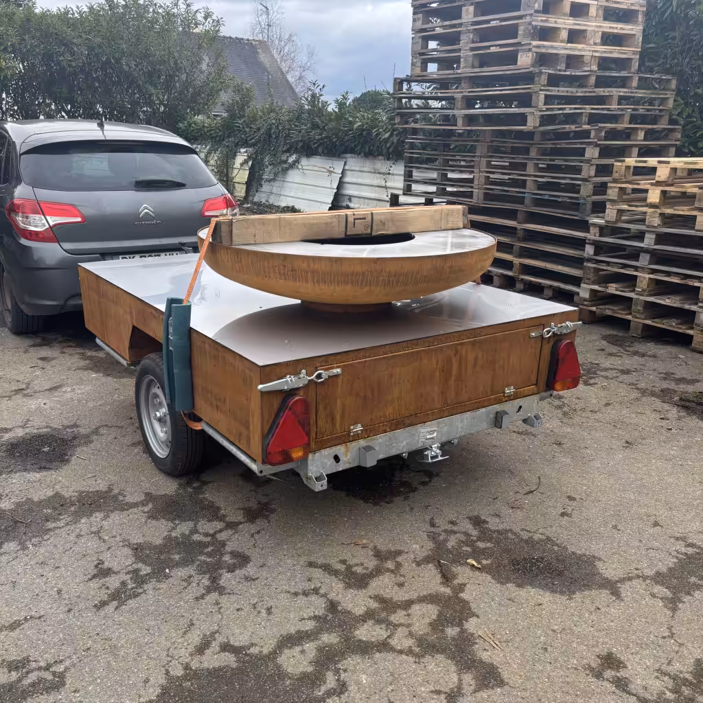 remorque brasero la lunaire