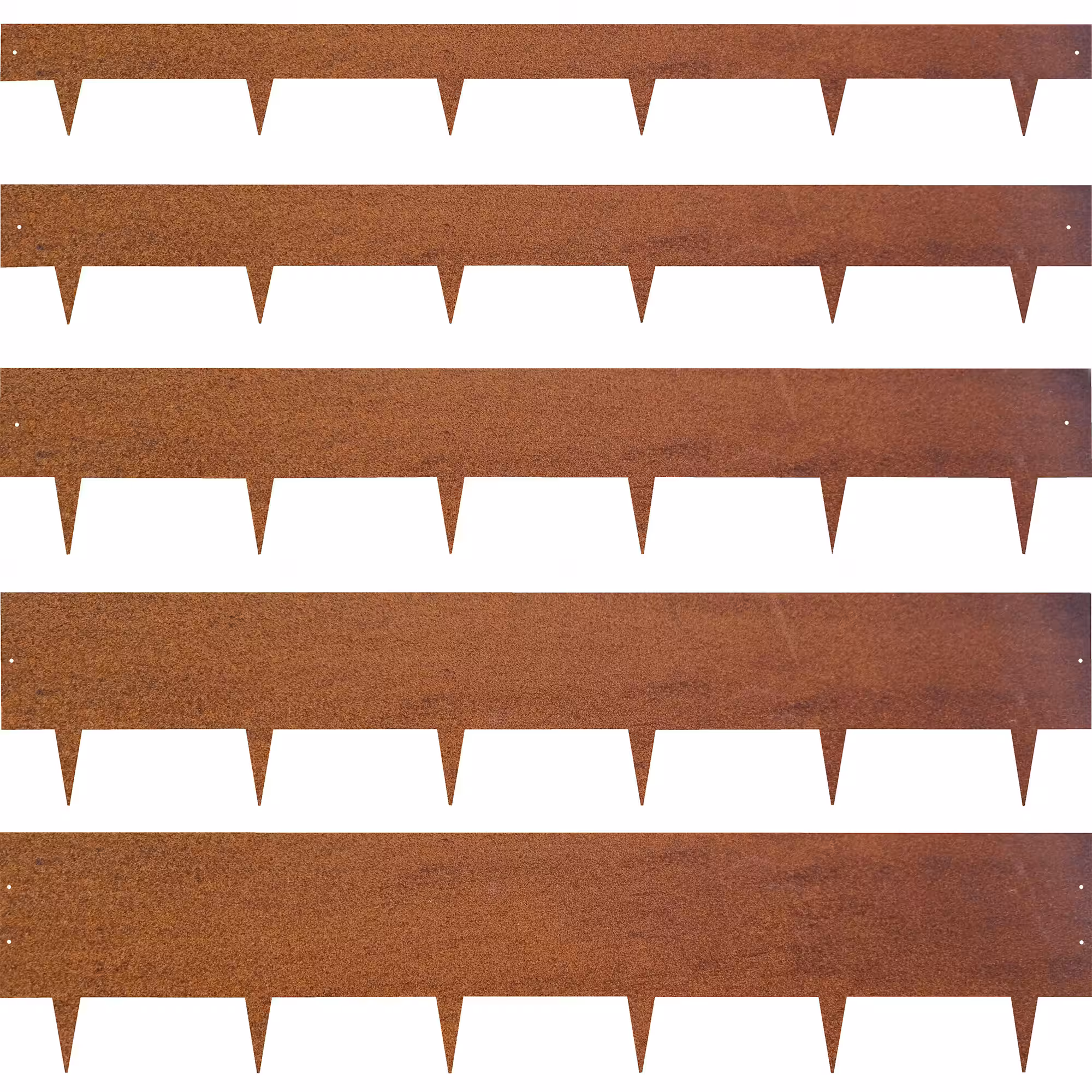 bordure en acier corten 200cm