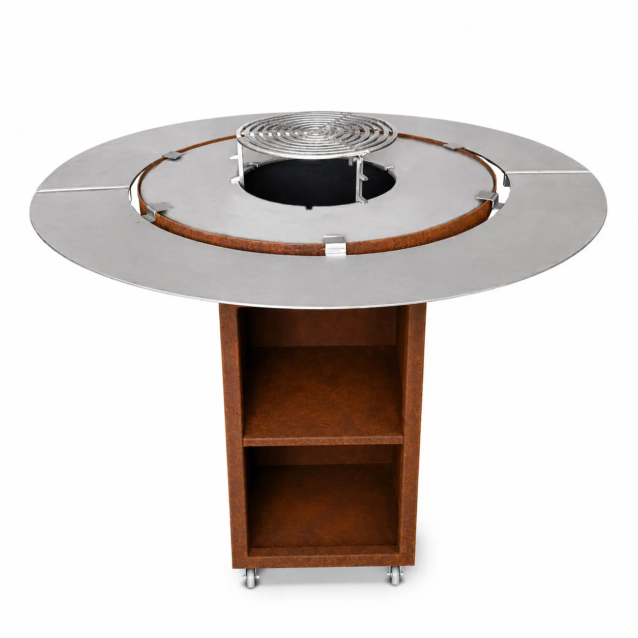 contour en inox / plan de travail