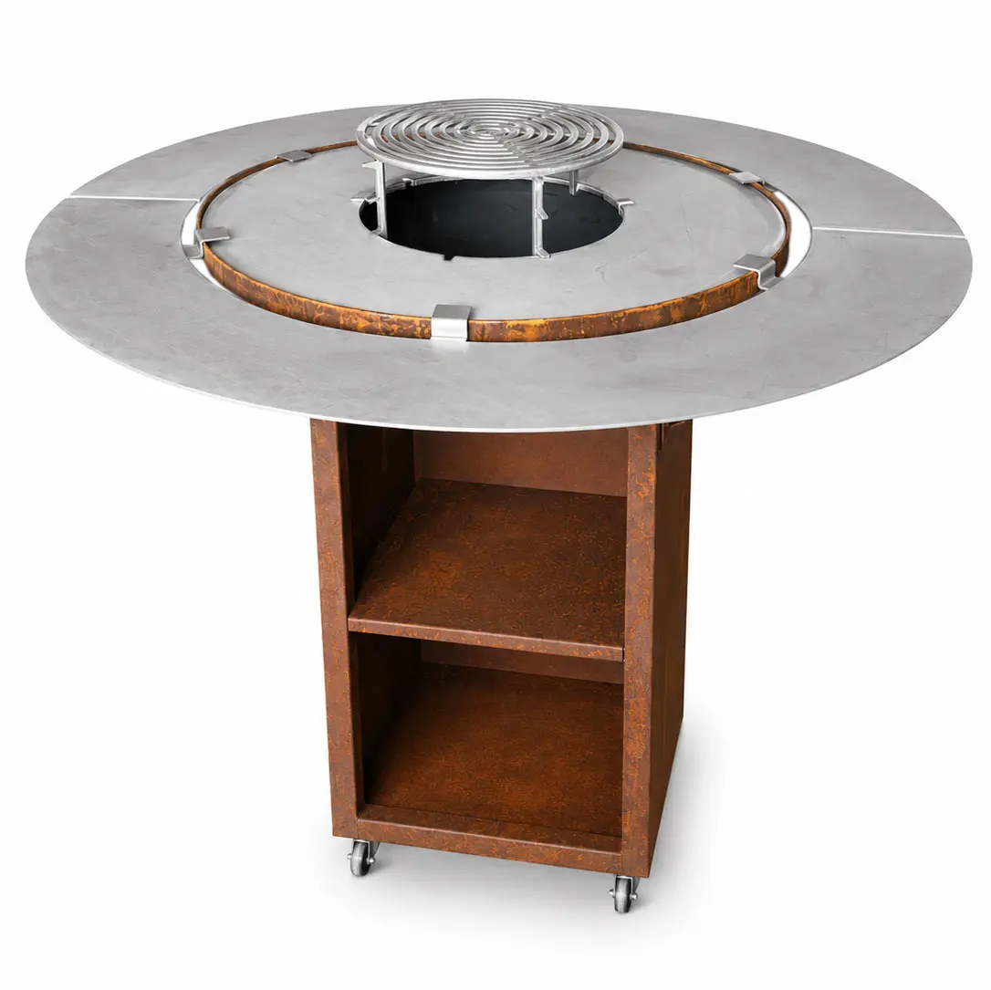 contour en inox / plan de travail