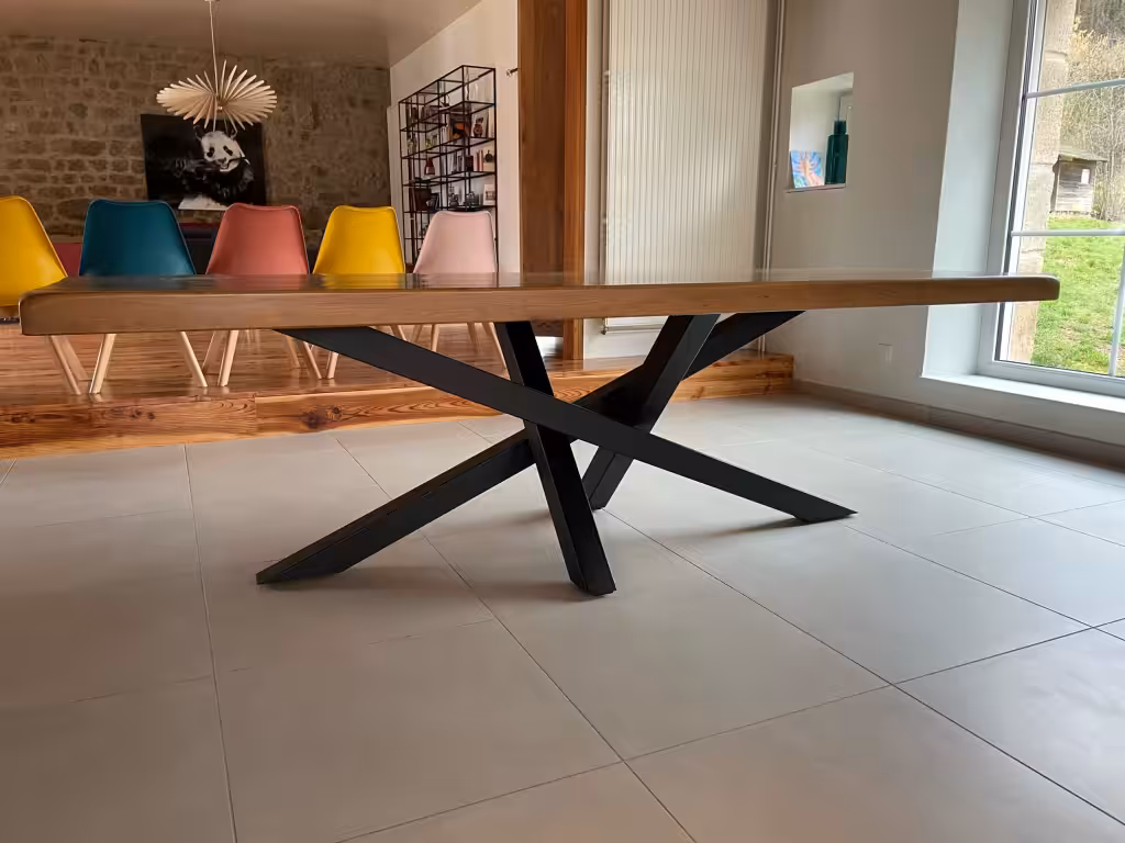 mikado pied pour table de repas