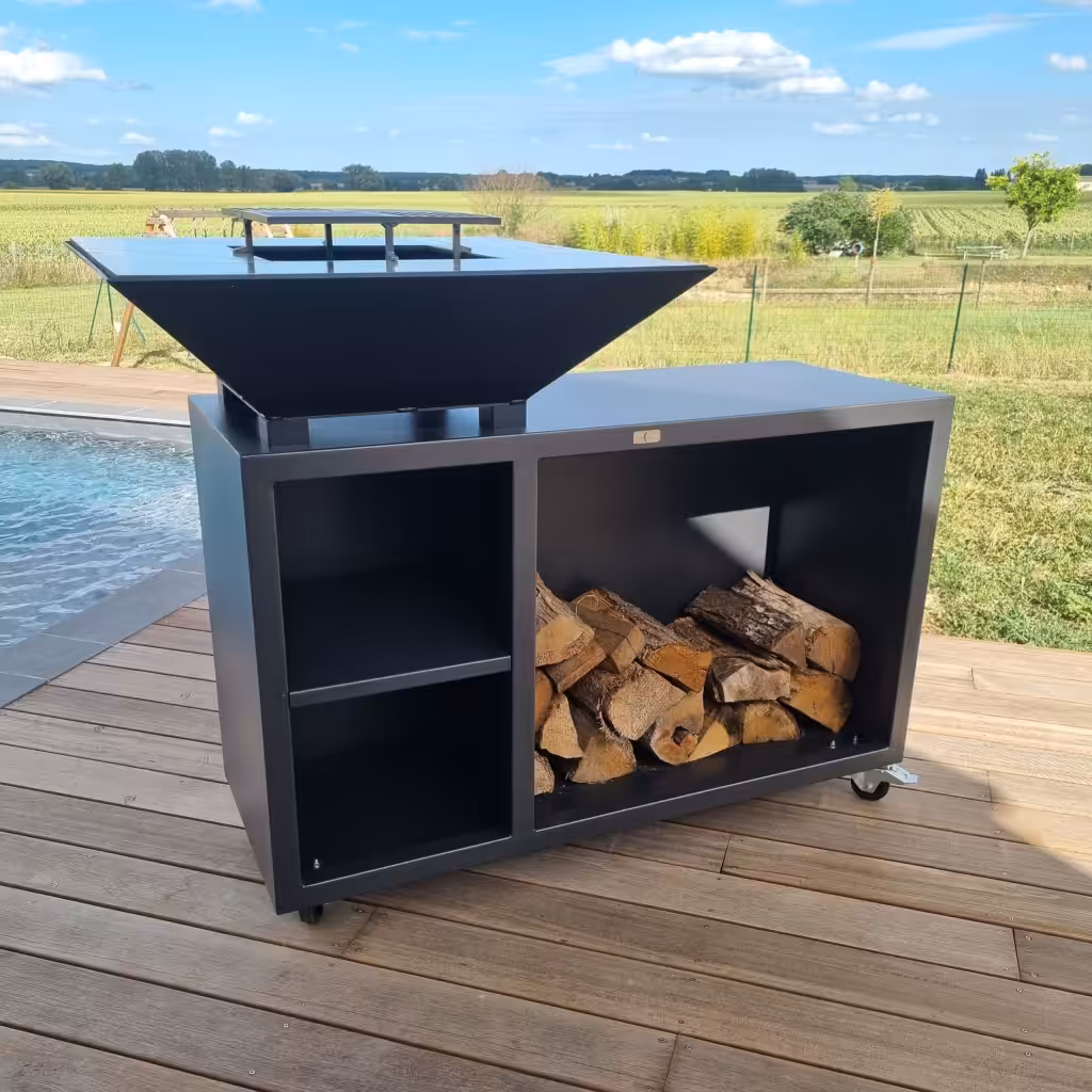 brasero le méga pégase noir