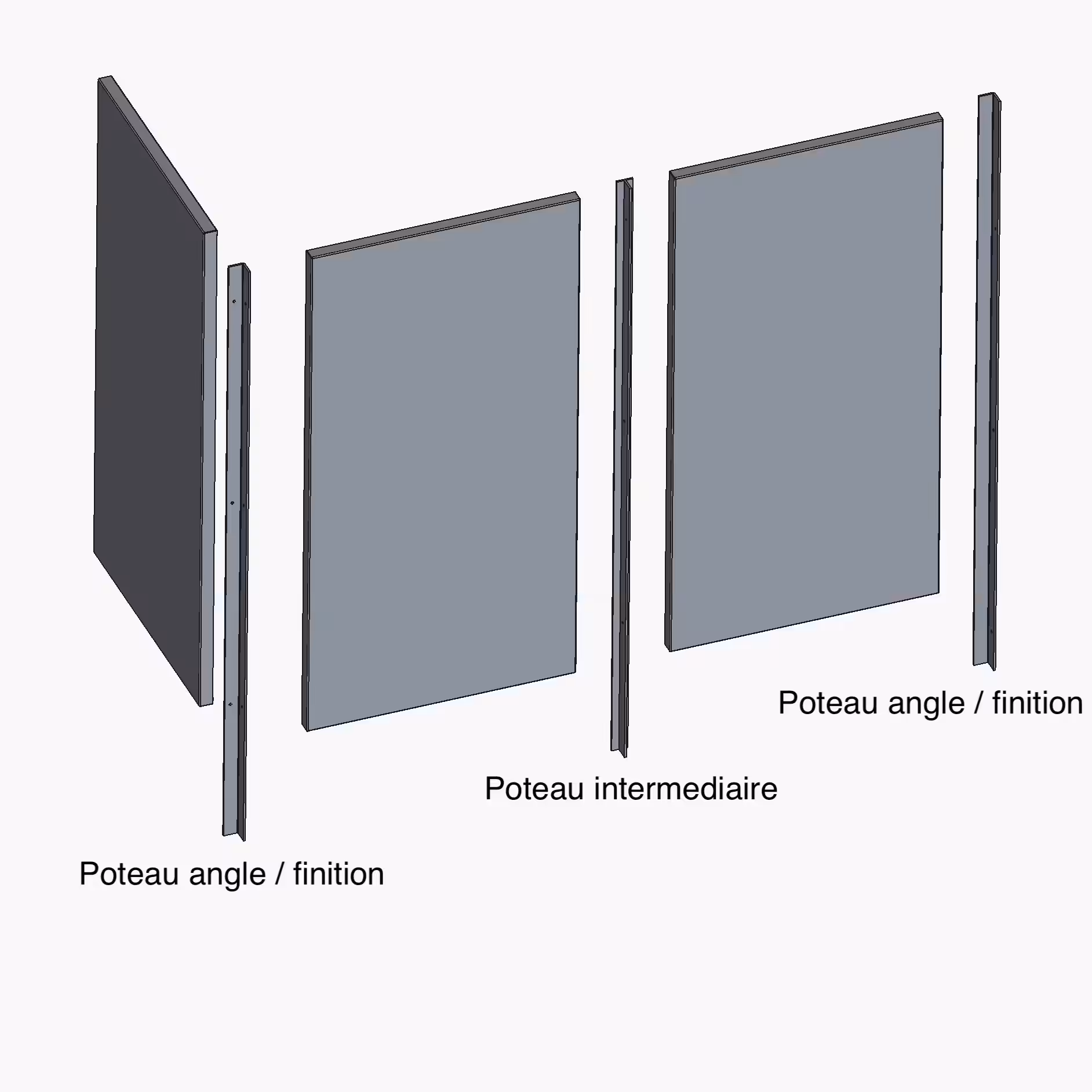 poteaux d'angle