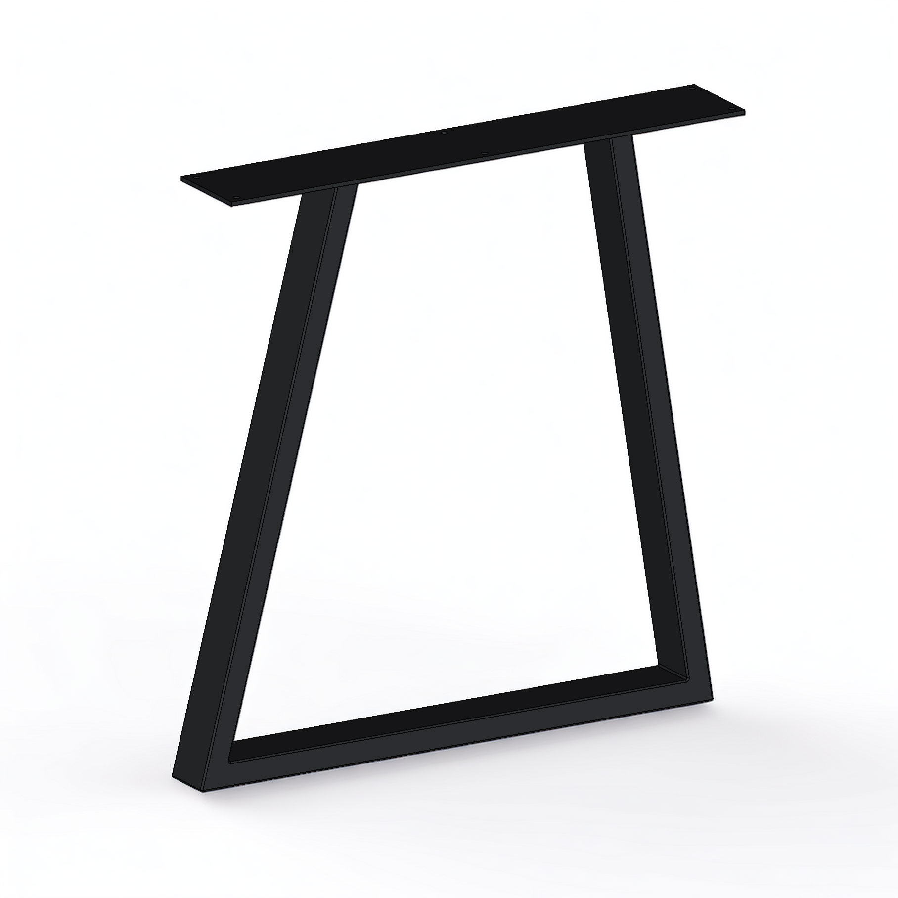 pied trapèze pour table de repas
